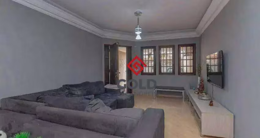 Sobrado com 3 dormitórios para alugar, 230 m² por r$ 4.188,00/mês - vila pires - santo andré/sp