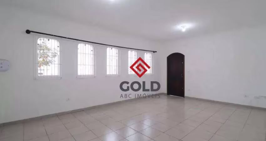 Casa com 2 dormitórios para alugar, 194 m² por r$ 4.444,00/mês - vila camilópolis - santo andré/sp