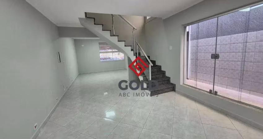 Sobrado com 3 dormitórios para alugar, 165 m² por r$ 6.376,00/mês - vila alpina - santo andré/sp