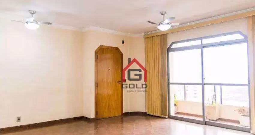 Apartamento com 3 dormitórios para alugar, 136 m² por r$ 4.668,89/mês - santa teresinha - santo andré/sp