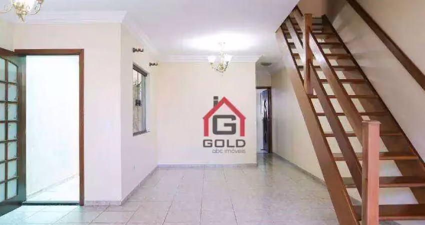 Sobrado com 3 dormitórios à venda, 198 m² por r$ 1.100.000,00 - bangu - santo andré/sp