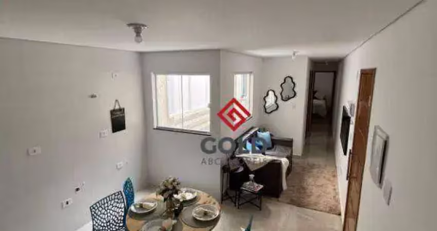 Cobertura com 2 dormitórios à venda, 47 m² por r$ 430.000,00 - santa maria - santo andré/sp