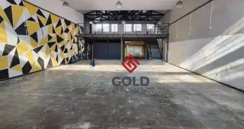 Galpão para alugar, 300 m² por r$ 10.436,00/mês - utinga - santo andré/sp