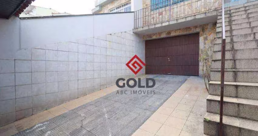 Sobrado com 4 dormitórios para alugar, 187 m² por r$ 4.655,00/mês - parque das nações - santo andré/sp
