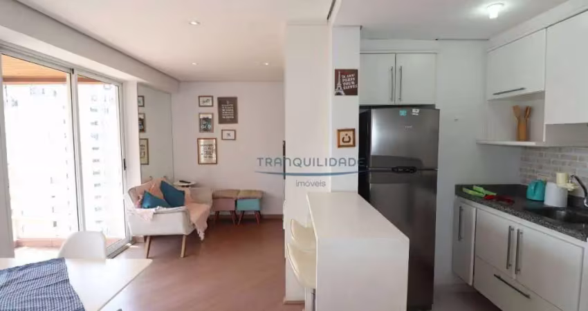 Apartamento com 1 dormitório para alugar, 45 m² por R$ 3.003,25/mês - Morumbi - São Paulo/SP
