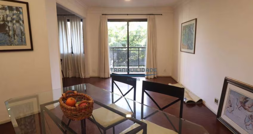 Apartamento com 3 dormitórios para alugar, 125 m² por R$ 12.000/mês - Indianápolis - São Paulo/SP