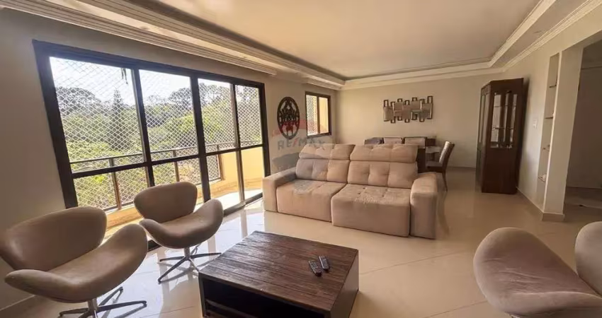 Apto com 4 dorms, 2 suites, 168m², bem espaçoso, em frente do bosque maia