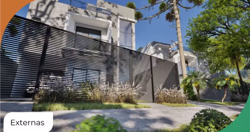 Lindos sobrados na melhor localização do bairro água verde 3 quartos