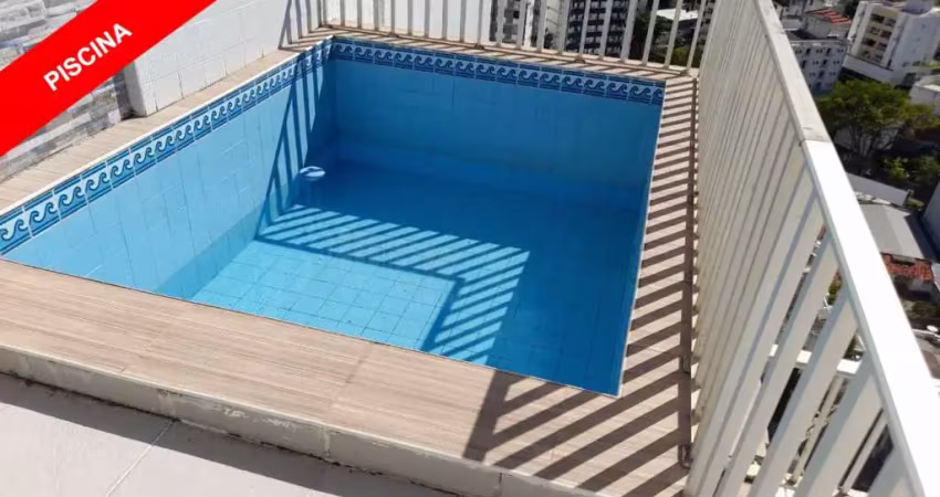 Cobertura 3 quartos + gabinete com piscina à venda ondina salvador ba
