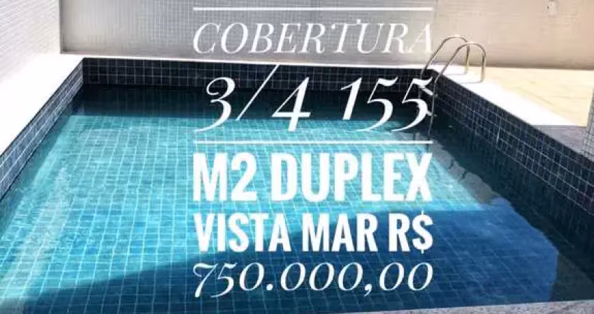 COBERTURA 3/4 2 SUÍTES 155 M2 VISTA MAR À VENDA NA GRAÇA SALVADOR BA