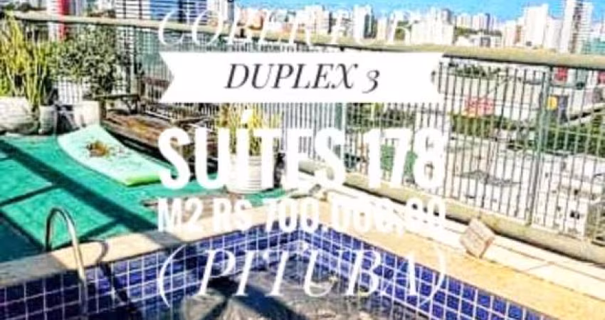 OPORTUNIDADE ÚNICA: Cobertura 3/4 na Pituba, Salvador-BA! 3 suítes, 178m², piscina no condomínio. Por R$700 mil!