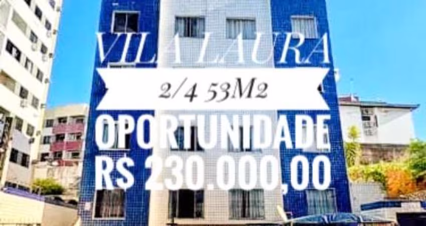 Apartamento na Vila Laura, Salvador-BA: 2 quartos, 1 sala, 1 banheiro, 1 vaga de garagem, 53m². Aproveite essa oportunidade!