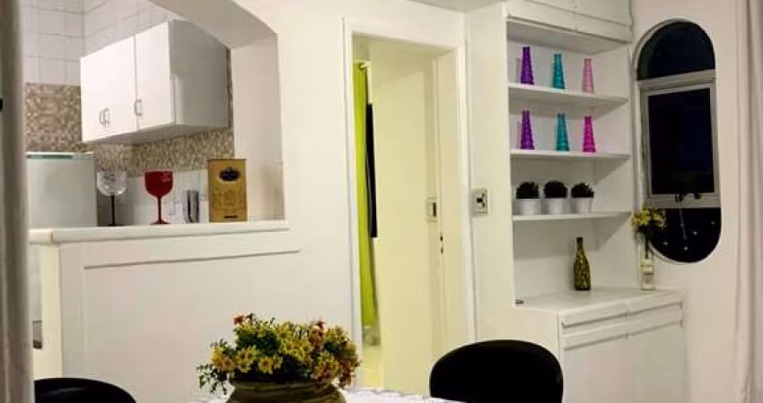 Apartamento de 1 quarto na Pituba, Salvador-BA: 48m², varanda, porcelanato, portaria 24h, elevador, nascente total, 1 vaga. Invista já!