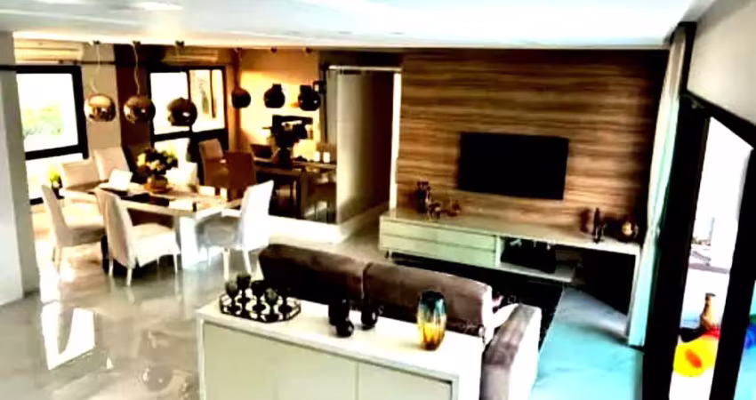 Apartamento de luxo à venda em salvador-ba, bairro patamares: 3* suítes - 166m² - vista clube - mobiliado - porteira fechada
