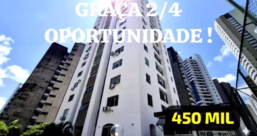 Apartamento à venda em salvador-ba, bairro graça: 2 quartos, 75m², sacada, lazer completo. agende sua visita!