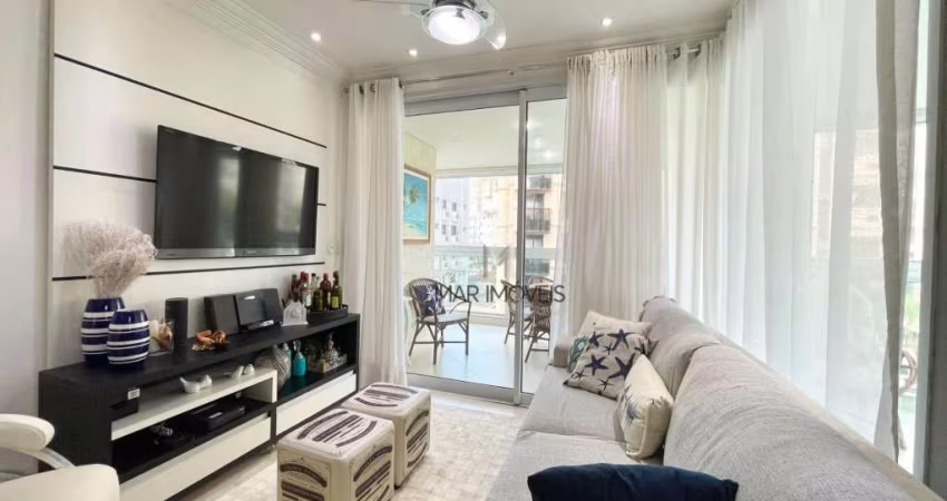 Apartamento com 3 dormitórios, 126 m² - venda por R$ 950.000,00 ou aluguel por R$ 7.000,02/mês - Praia da Enseada - Guarujá/SP