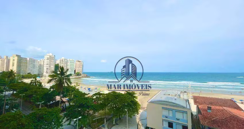 Apartamento à venda no guarujá, na praia das pitangueiras, frente ao mar, 210 metros de área útil, 01 vaga de garagem.