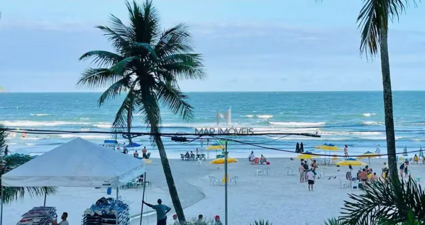 Lindo apartamento à venda frente ao mar na praia das astúrias, pronto para morar !