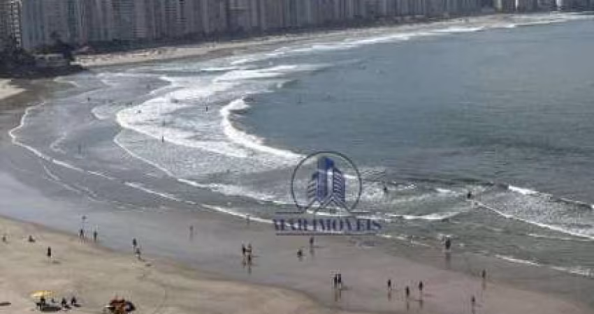 Apartamento à venda no Guarujá, na praia das Astúrias, frente ao mar, 90 metros de área útil, 02 vagas de garagem e lazer.