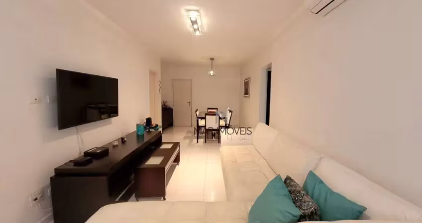 Apartamento à venda na praia das pitangueiras em guarujá - 100 metros úteis - reformado - 2 dormitórios (1 suíte) + dependência de empregada - 1 vaga