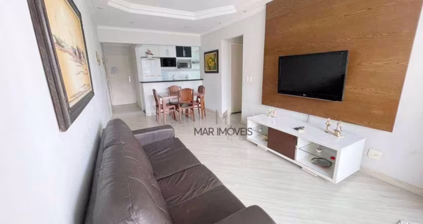 Apartamento com 2 dormitórios à venda, 90 m² por R$ 550.000,00 - Praia da Enseada - Guarujá/SP