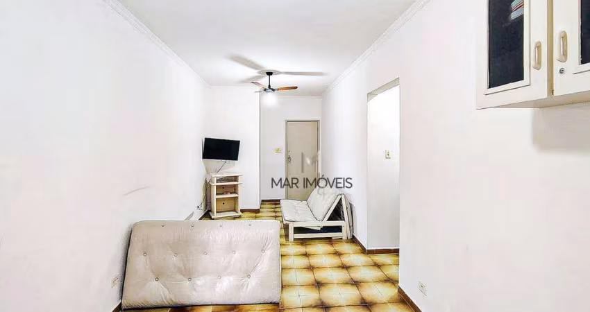 Apartamento com 1 dormitório para locação, 57m² por R$ 2.500 - Enseada - Guarujá/SP