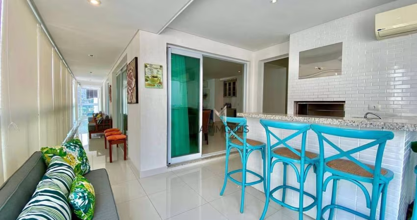Apartamento com 3 dormitórios à venda, 180 m² por R$ 1.490.000,00 - Pitangueiras - Guarujá/SP