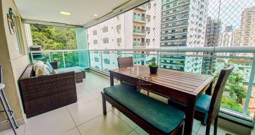 Apartamento com 3 dormitórios à venda, 105 m² por R$ 849.000,00 - Pitangueiras - Guarujá/SP
