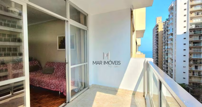 Apartamento com 2 dormitórios para alugar por temporada, 85 m² Vista ao Mar - Pitangueiras - Guarujá/SP