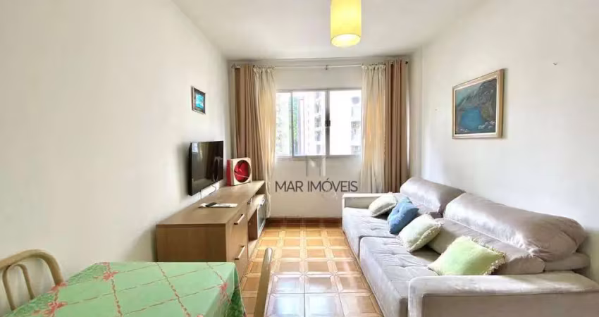 Apartamento com 1 dormitório à venda, 50 m² por r$ 299.000,00 - pitangueiras - guarujá/sp