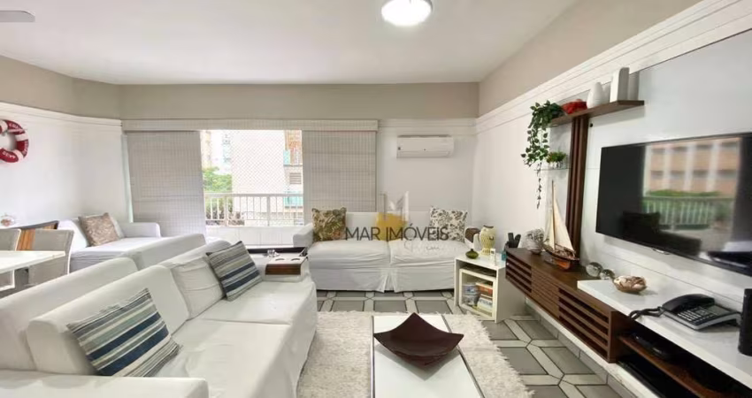 Apartamento com 3 dormitórios à venda, 140 m² por R$ 650.000,00 - Pitangueiras - Guarujá/SP