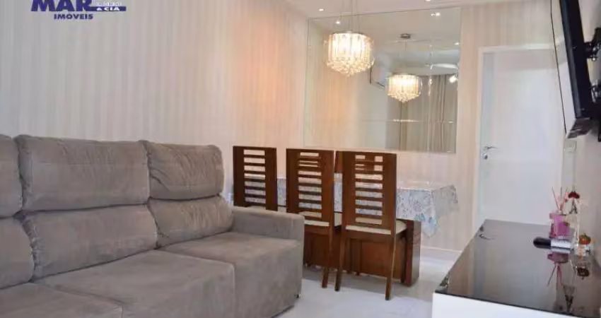 Apartamento com 2 dormitórios à venda, 70 m² por r$ 450.000,00 - pitangueiras - guarujá/sp