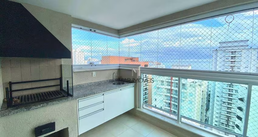 Apartamento com 3 dormitórios para alugar, 100 m² por R$ 6.000,02/mês - Pitangueiras - Guarujá/SP