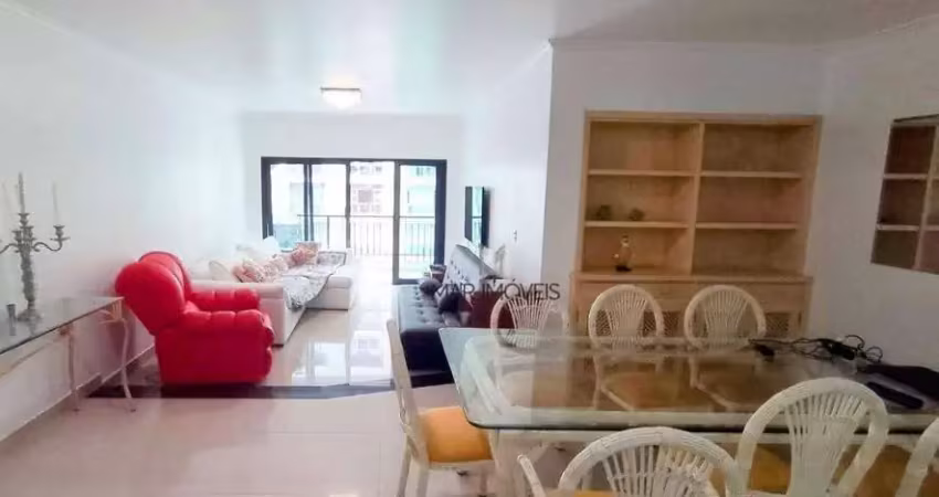 Apartamento com 3 dormitórios para alugar, 165 m²- praia das pitangueiras - guarujá/sp