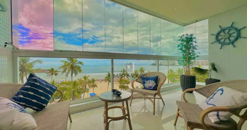 Apartamento à venda, 160 m² por r$ 1.900.000,00 - pitangueiras - guarujá/sp