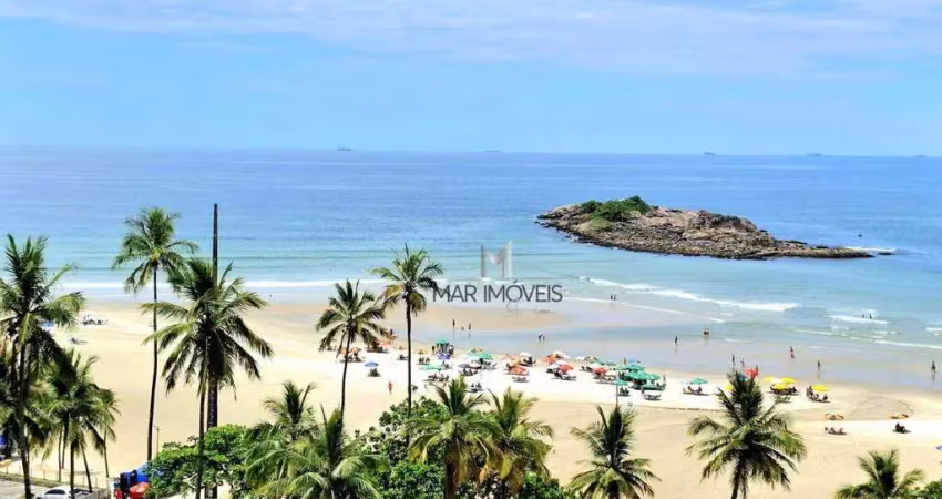 Apartamento á venda na praia das pitangueiras com vista parcial ao mar.