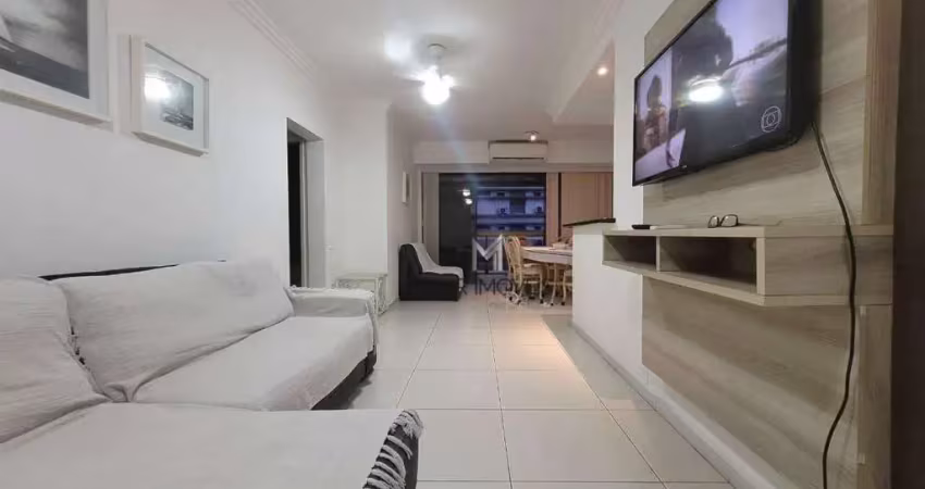 Flat com 2 dormitórios  (1 Suíte) - 70 m² - 2 vagas - Lazer - Vista - Pitangueiras - Guarujá/SP