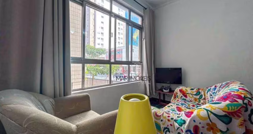 Apartamento com 2 dormitórios, 54 m² - vila júlia - guarujá/sp