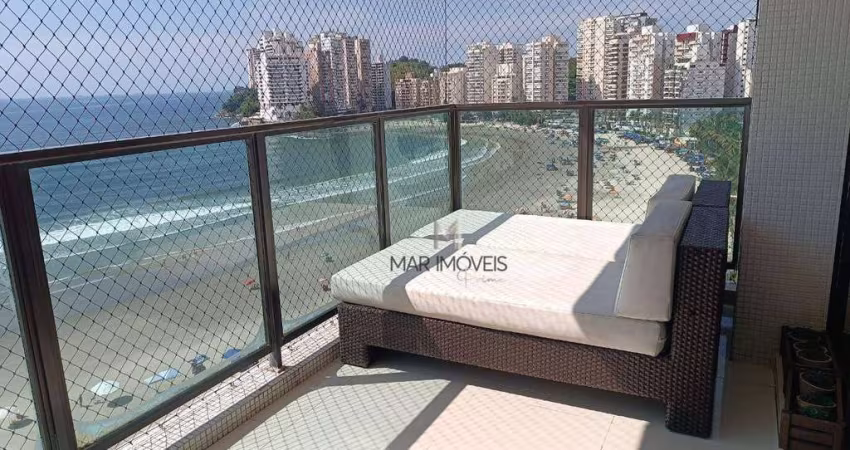 Apartamento com 4 dormitórios para alugar, 180 m² - Vila Luis Antônio - Guarujá/SP