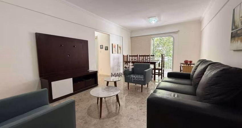 Apartamento com 2 dormitórios para alugar, 110 m² por R$ 4.000,02/mês - Pitangueiras - Guarujá/SP