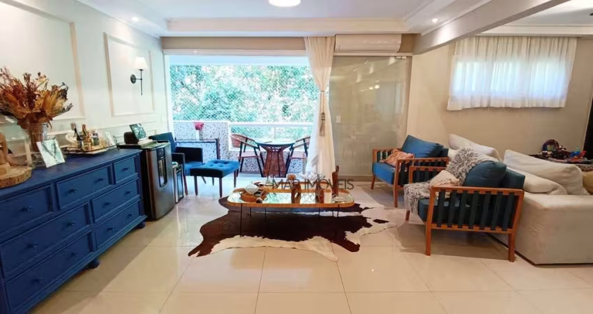 Apartamento com 2 dormitórios para alugar, 100 m² - Barra Funda - Guarujá/SP