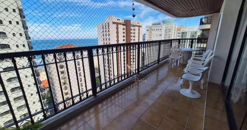 Apartamento com 3 dormitórios à venda, 175 m² por r$ 860.000,00 - pitangueiras - guarujá/sp