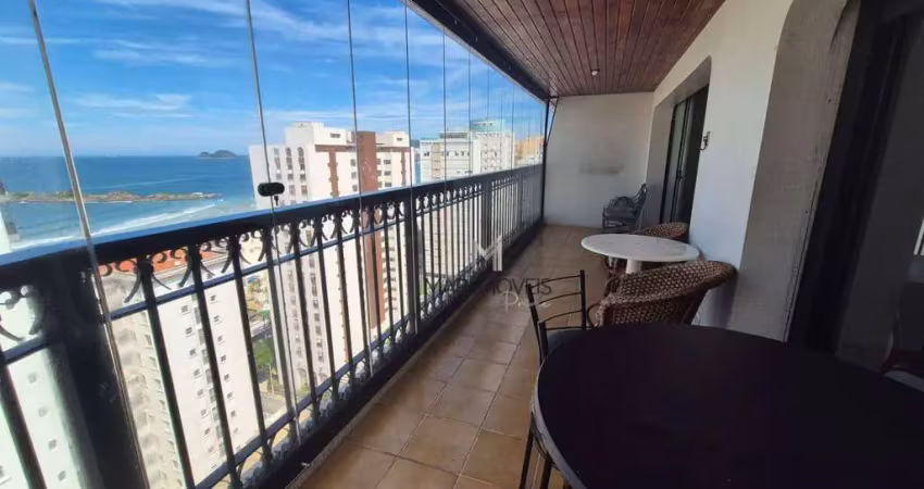Apartamento com 3 dormitórios à venda, 175 m² por r$ 1.200.000 - pitangueiras - guarujá/sp