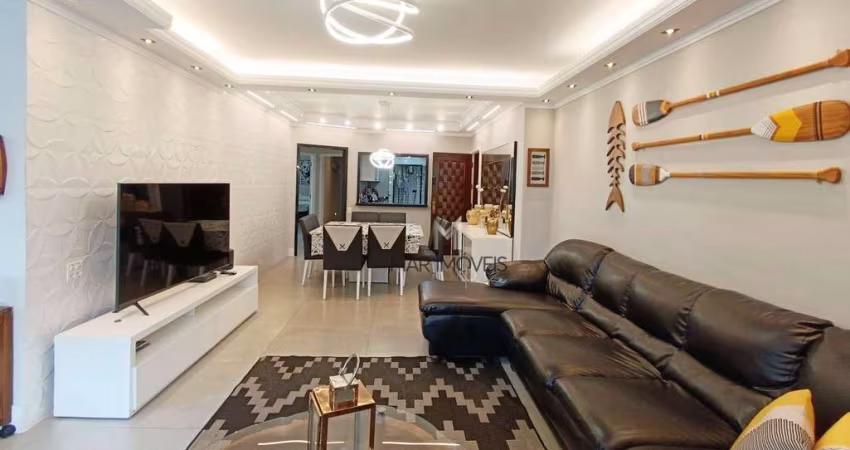 Apartamento com 4 dormitórios à venda, 167 m² - Praia da Enseada - Guarujá/SP