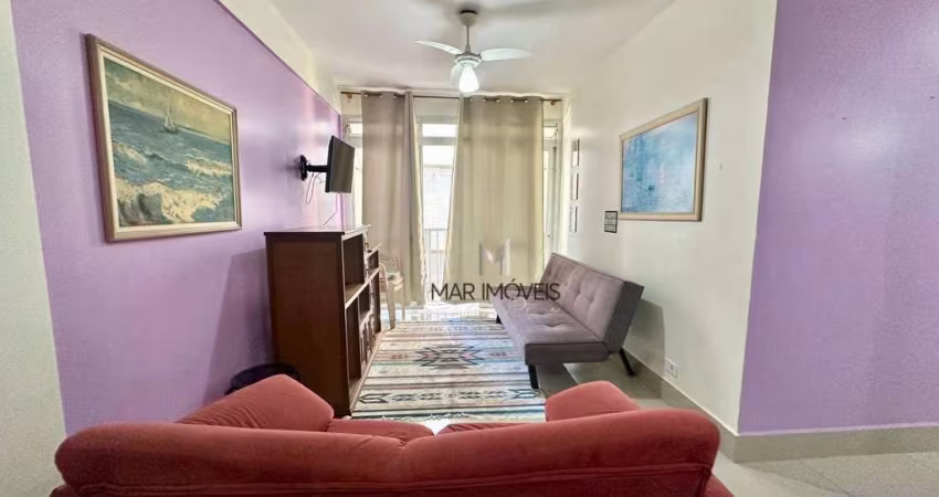 Apartamento para locação anual na Praia das Astúrias/ Mar imóveis Prime.