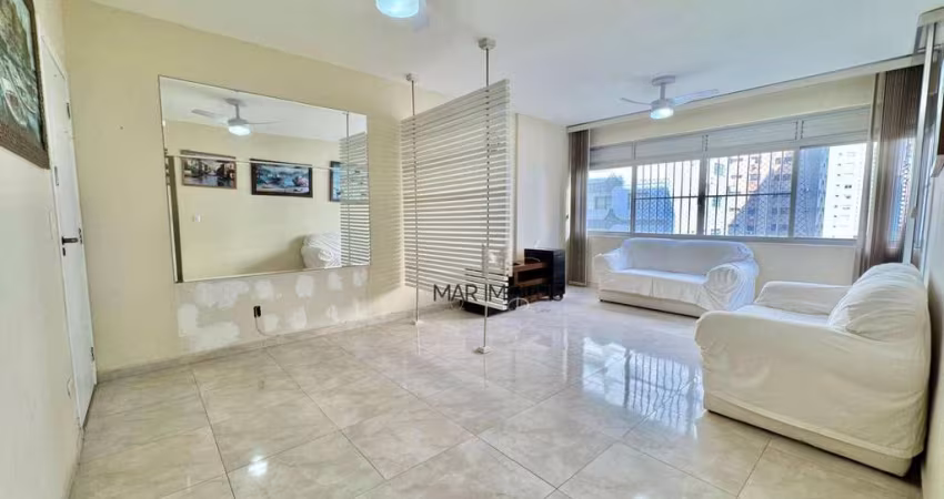 Apartamento com 2 dormitórios para alugar, 100 m² por R$ 3.500/mês - Pitangueiras - Guarujá/SP