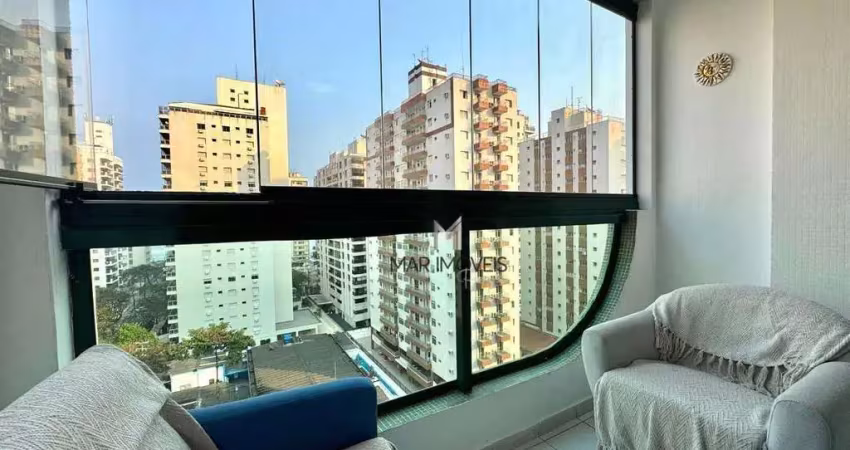 Apartamento com 2 dormitórios à venda, 80 m² por r$ 515.000,00 - pitangueiras - guarujá/sp