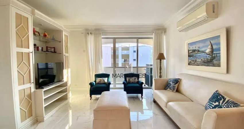 Apartamento com 3 dormitórios, 140 m² - venda por r$ 900.000 ou aluguel por r$ 6.500/mês - pitangueiras - guarujá/sp