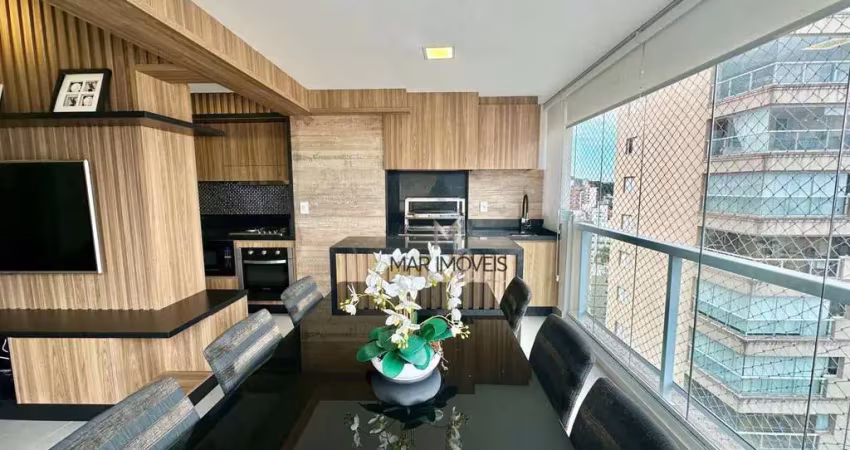 Apartamento á venda na praia da enseada/mar imóveis prime