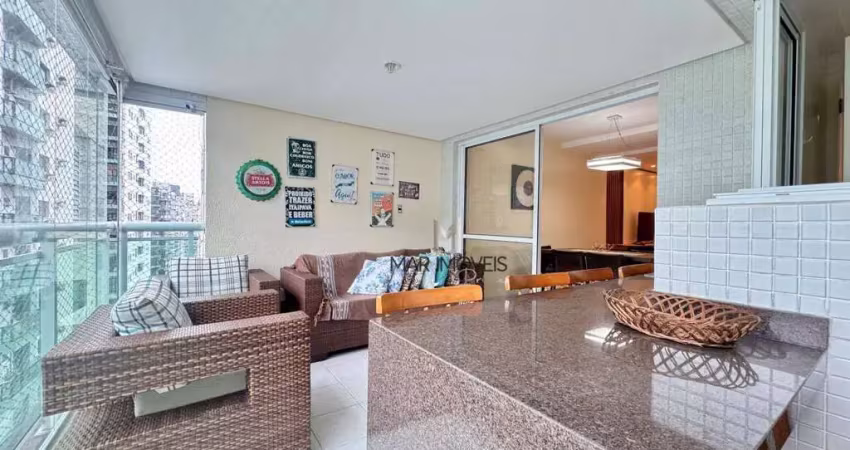 Apartamento com 3 dormitórios à venda, 105 m² por r$ 800.000,00 - pitangueiras - guarujá/sp